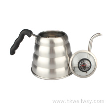 Pour Over Coffee Kettle WithTransparent Glass Lid